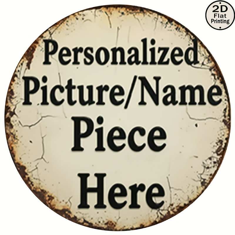 Customized Retro Round Metal W - огляд і ціна Vintage Collectible Plates