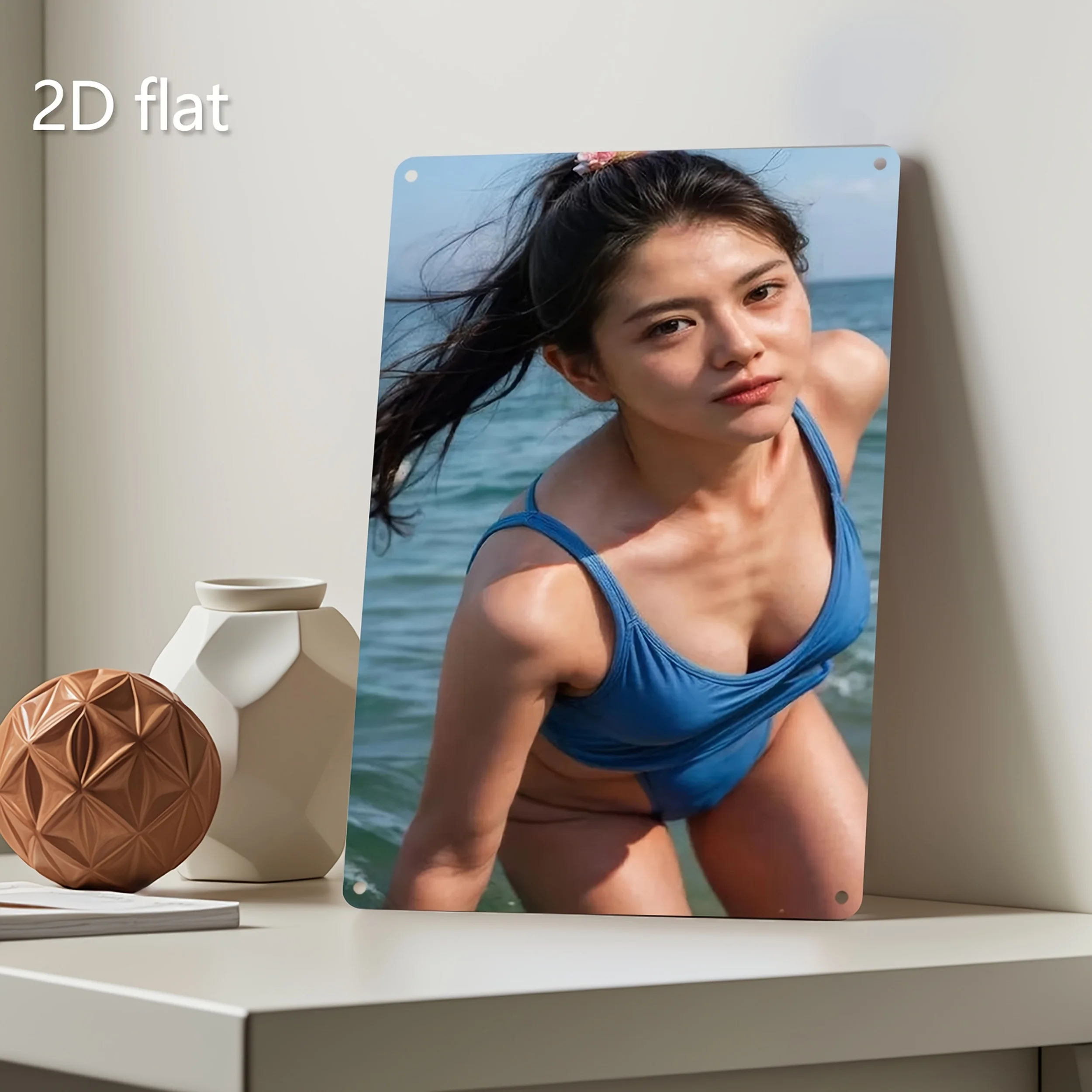 2D Metal Sign, Bikini Pool Par - огляд і ціна Vintage Collectible Plates