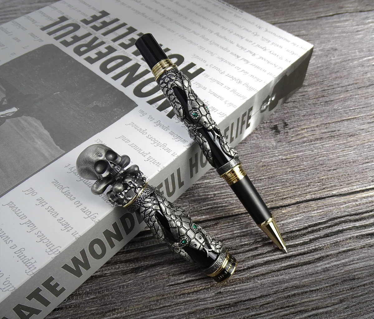 Jinhao Metal Vintage Rollerbal - огляд і ціна Vintage Collectible Pens
